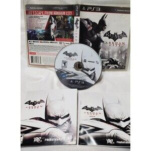 Batman Arkham City (Sony PlayStation 3)  manual &video game ps3 See Photos